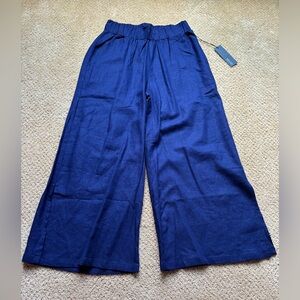 SAVVI Cropped wide leg pant